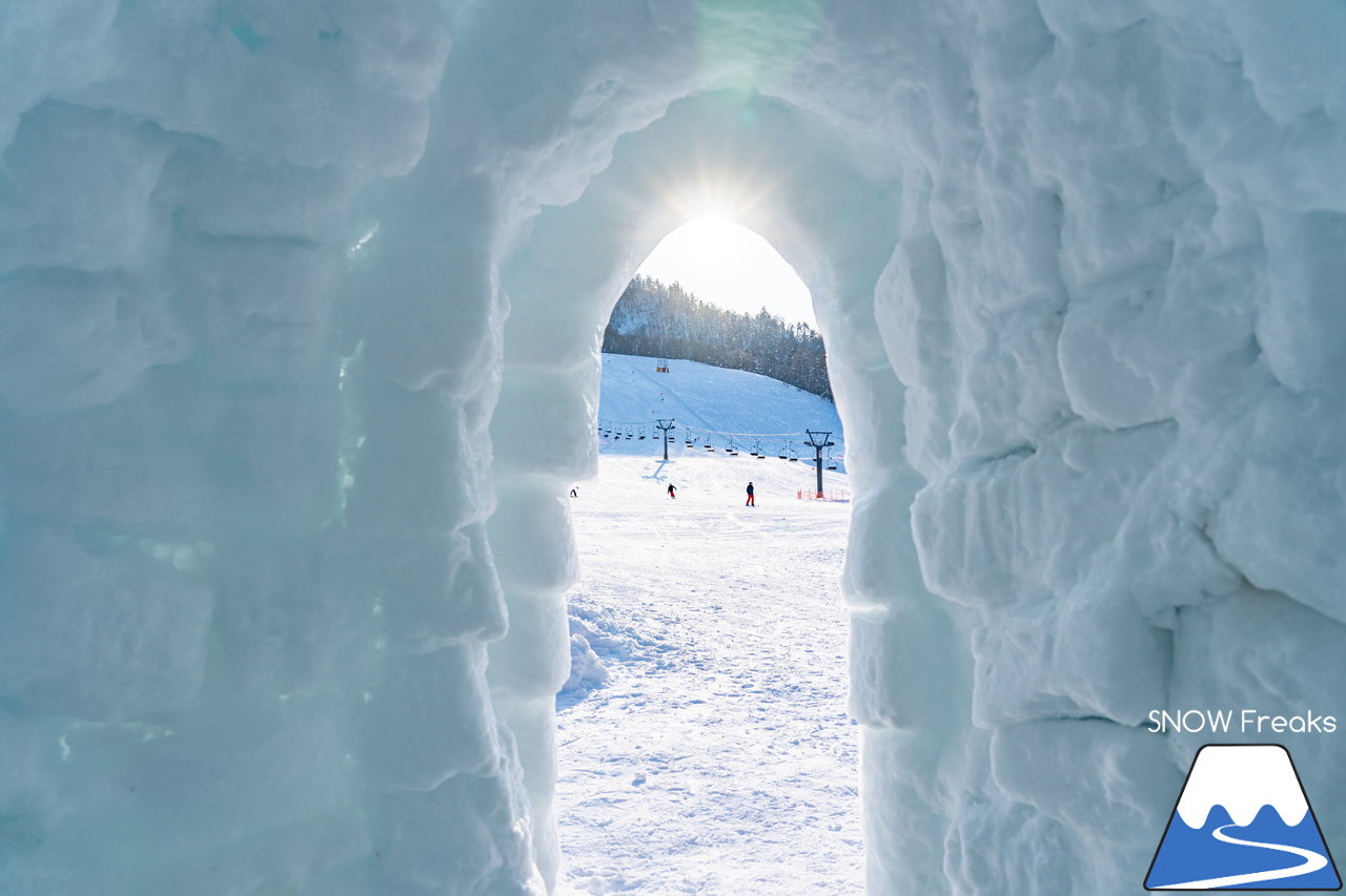 桂沢国設スキー場｜連日の冷え込みで雪質はドライ！美しく漂う綺麗な雪煙で遊んでみましょう♪